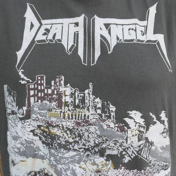 80's Vintage 1987 DEATH ANGEL The Ultraviolence T Shirt Large With Direct Mercha